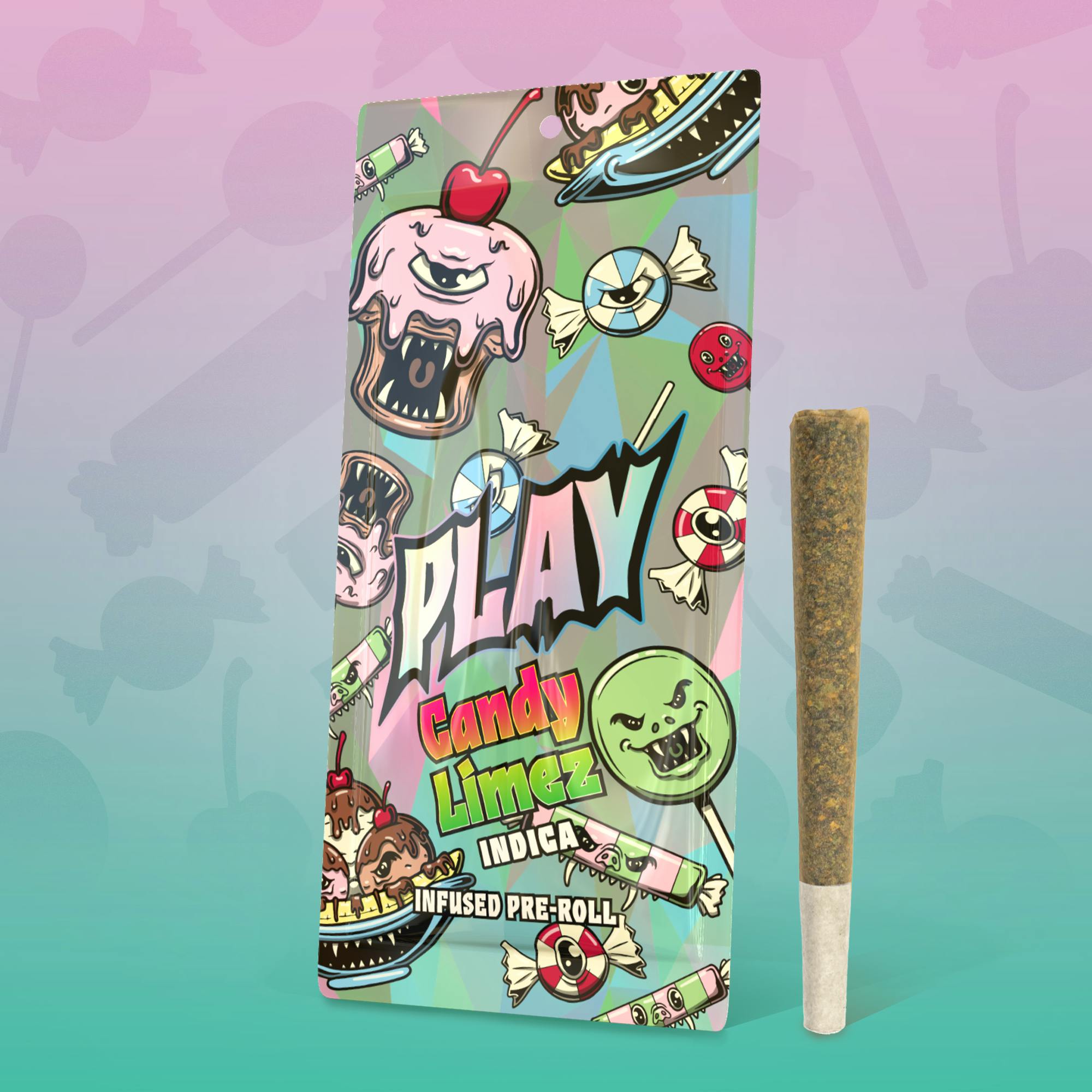 Play | Candy Limez | 1.2g | Infused Pre-Roll by Play Michigan