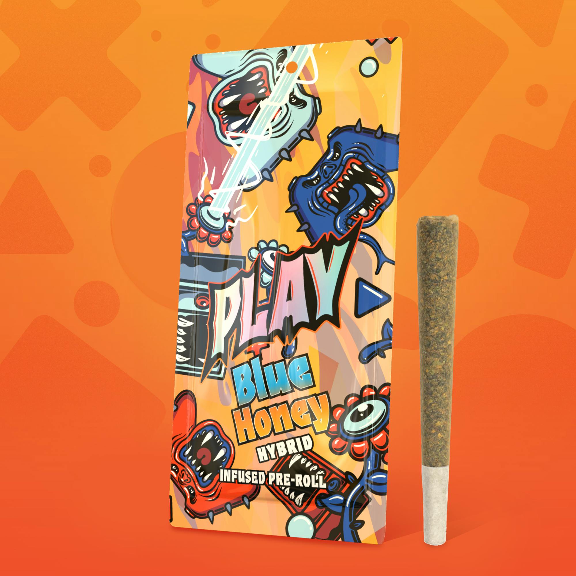 Play | Blue Honey | 1.2g | Infused Pre-Roll by Play Michigan