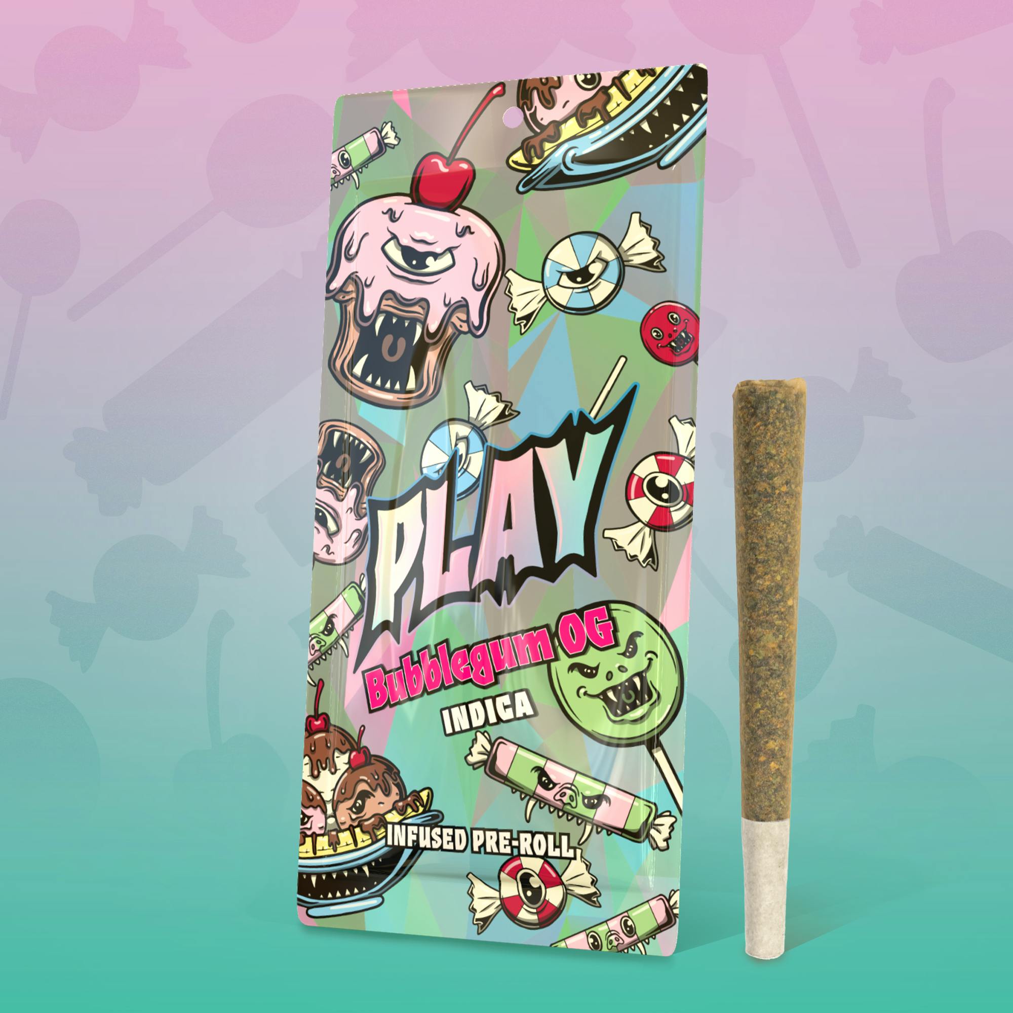 Play | Bubblegum OG | 1.2g | Infused Pre-Roll by Play Michigan