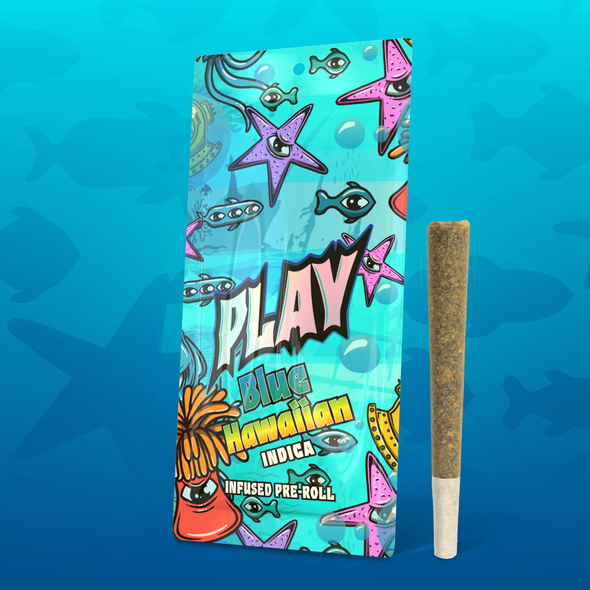 Play | Blue Hawaiian | 1.2g | Infused Pre-Roll by Play Michigan