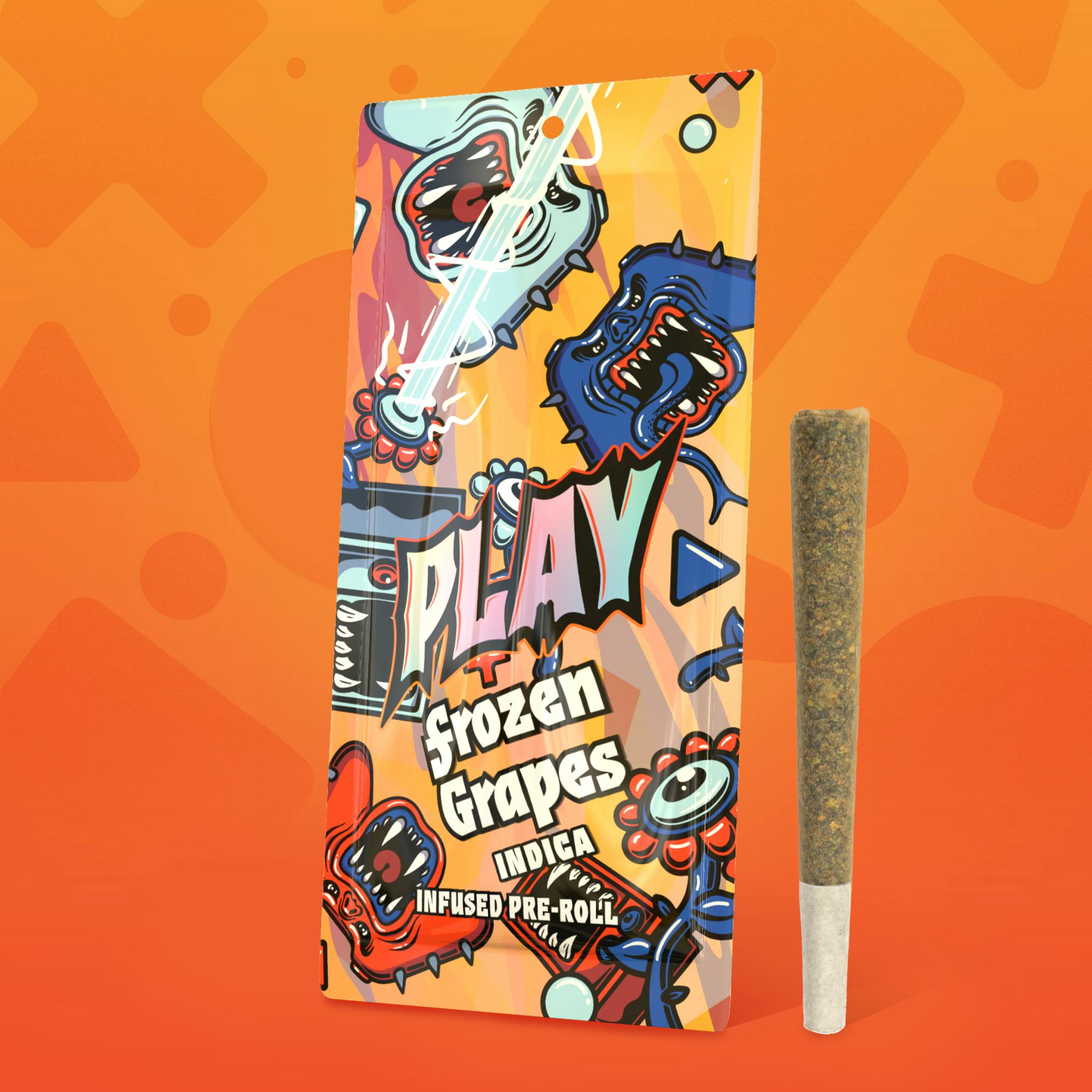 Play | Frozen Grapes | 1.2g | Infused Pre-Roll by Play Michigan