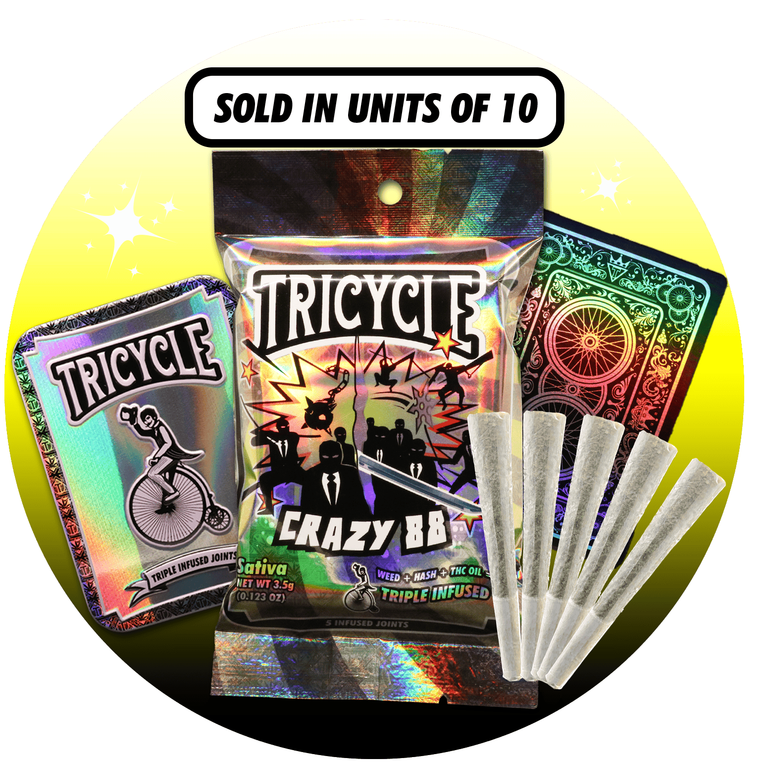Tricycle - Crazy 88 - 5pk by Momma Chan Farms