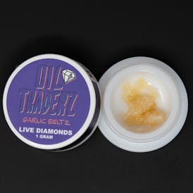 1g Garlic Beltz Live Diamond - Oil Traderz (Indica)