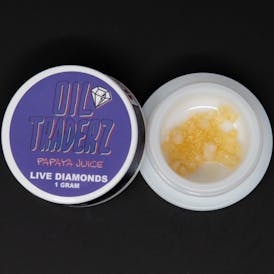 1g Papaya Juice Live Diamond - Oil Traderz (Indica)