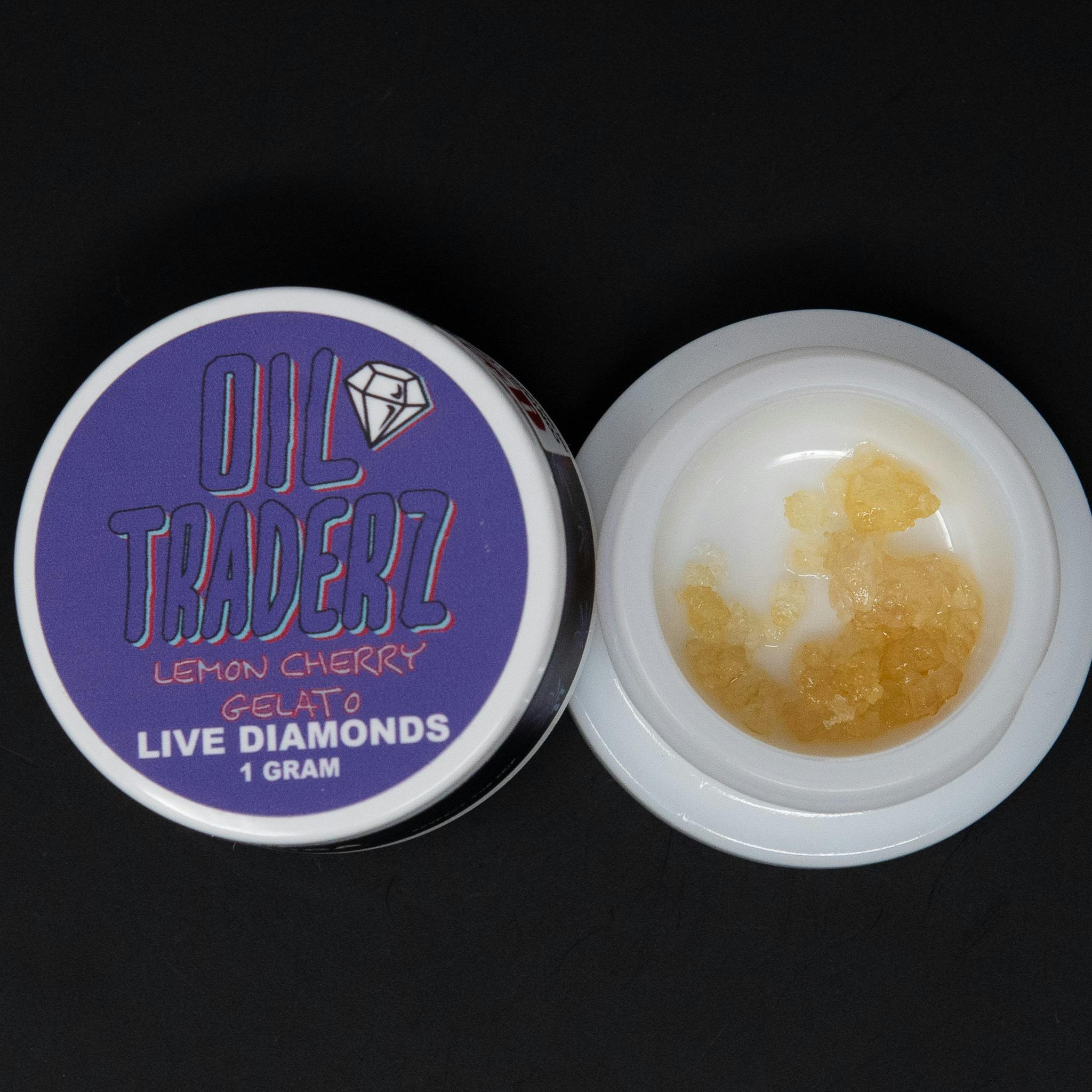 1g Lemon Cherry Gelato Live Diamond - Oil Traderz (Indica)