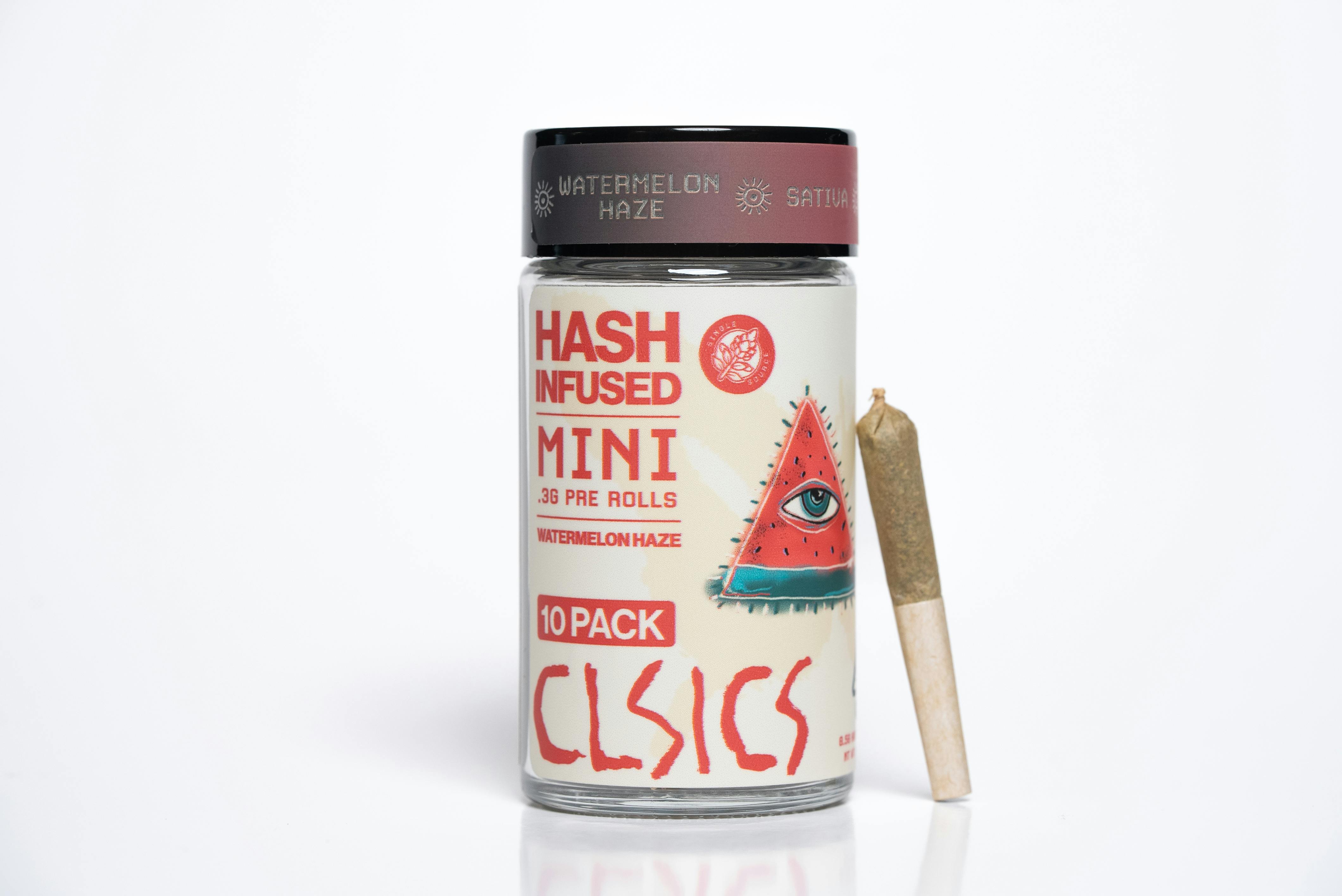 CLSICS Rosin & Rosin Infused Pre Rolls — Watermelon