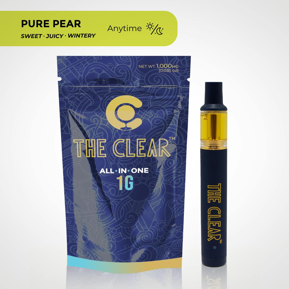 The CLEAR Original All-in-One 1000mg | Potent Pineapple by CLEAR Brands