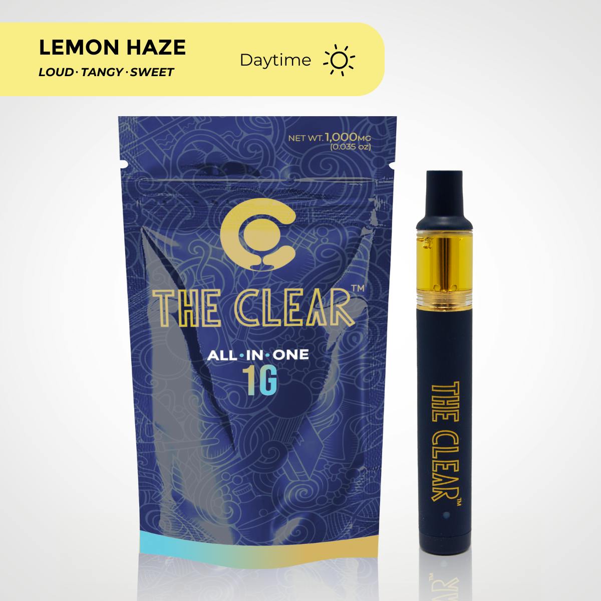 The CLEAR Original All-in-One 1000mg | Lemon Haze by CLEAR Brands