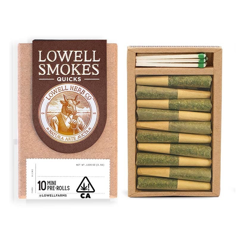 Lowell Quicks | 3.5g Pre Roll Pack | The Harmony Hybrid