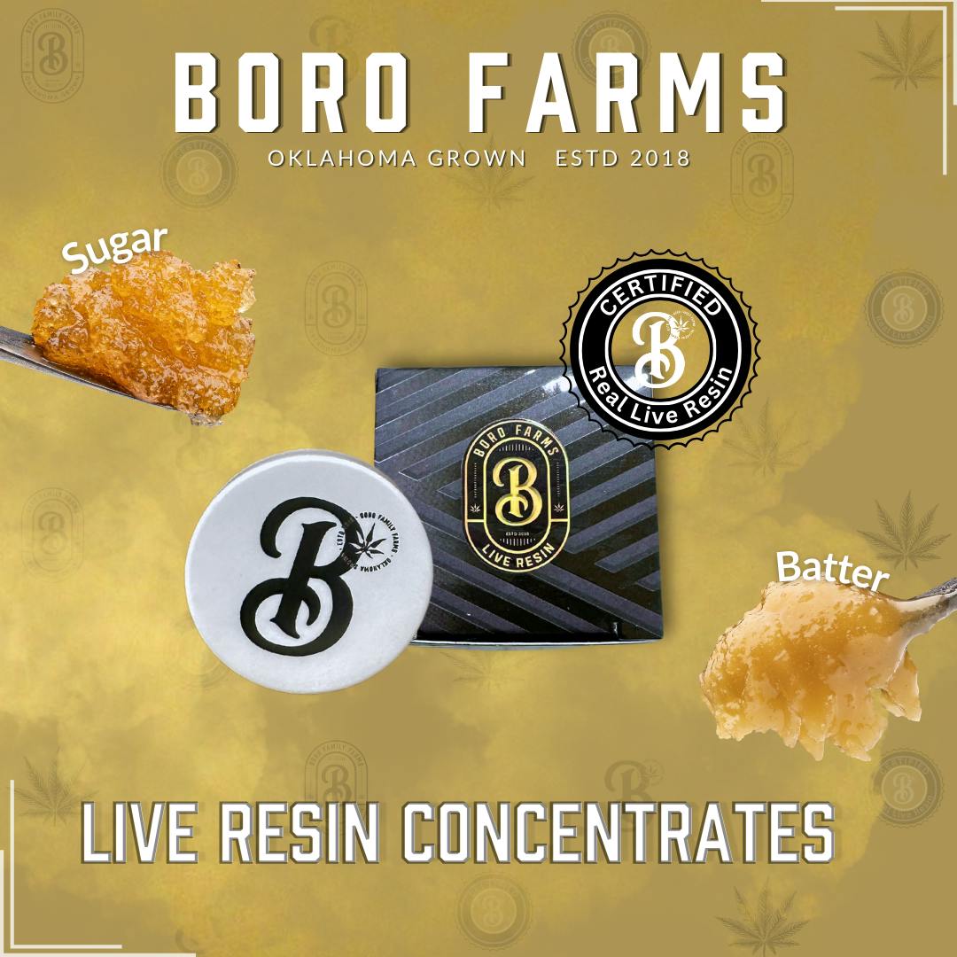 Garlic Budder - Live Resin Sugar - 1g by Boro Family Farms