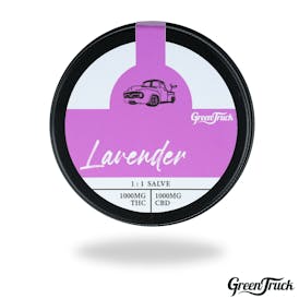 Green Truck - Salve: 1:1 THC/CBD - Lavender
