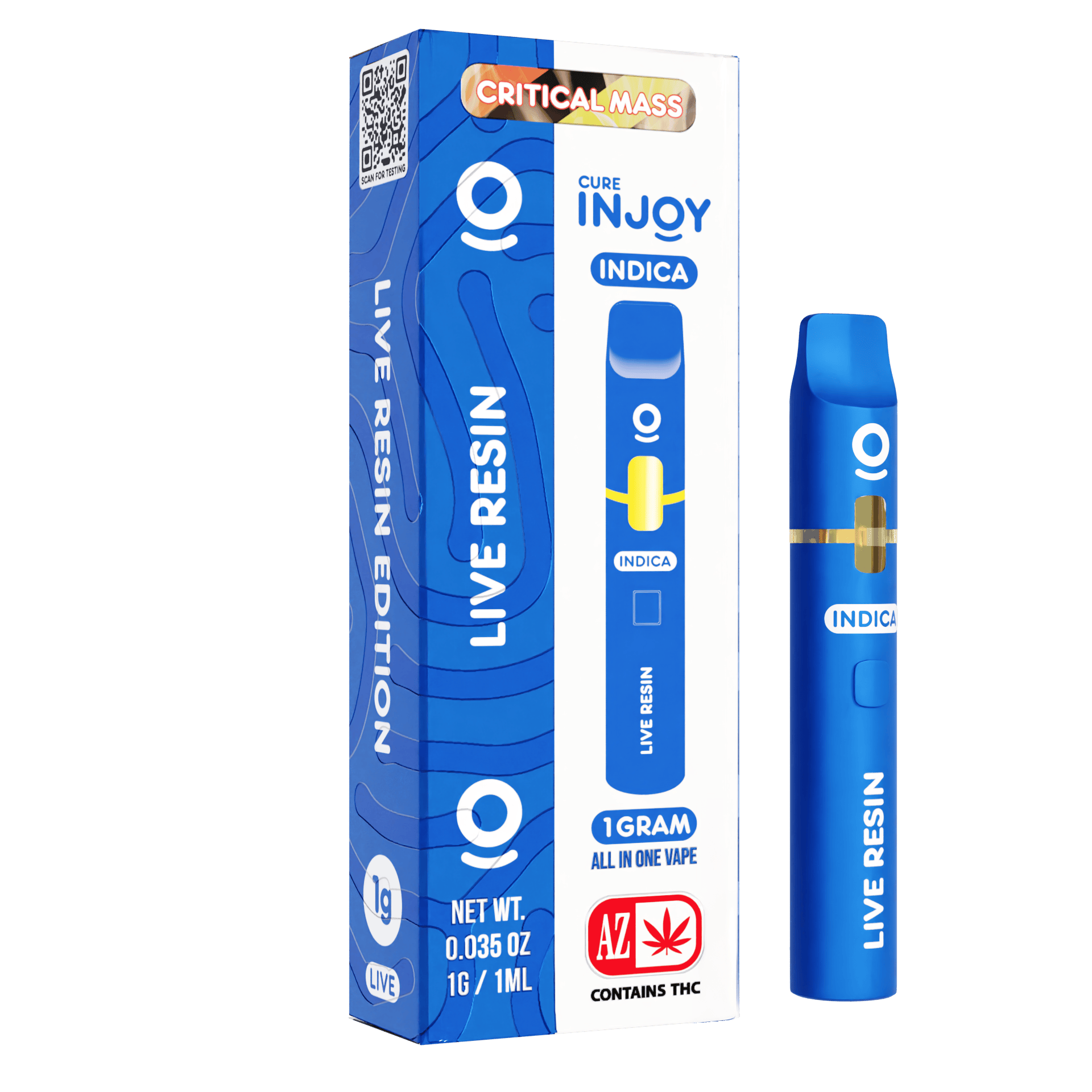 Cure Injoy | Critical Mass | Live Resin Disposable | 1g - Cure Injoy