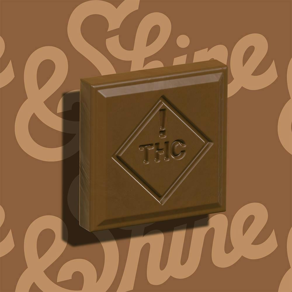 &Shine | Chocolatey Bar | Milk Chocolatey Bar - 200mg (1:1 THC:CBD)