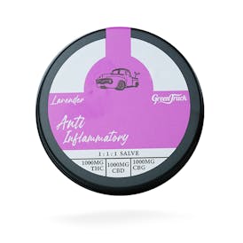 Green Truck - Salve: 1:1:1 THC/CDB/CBG - Anti-Inflammatory Lavender