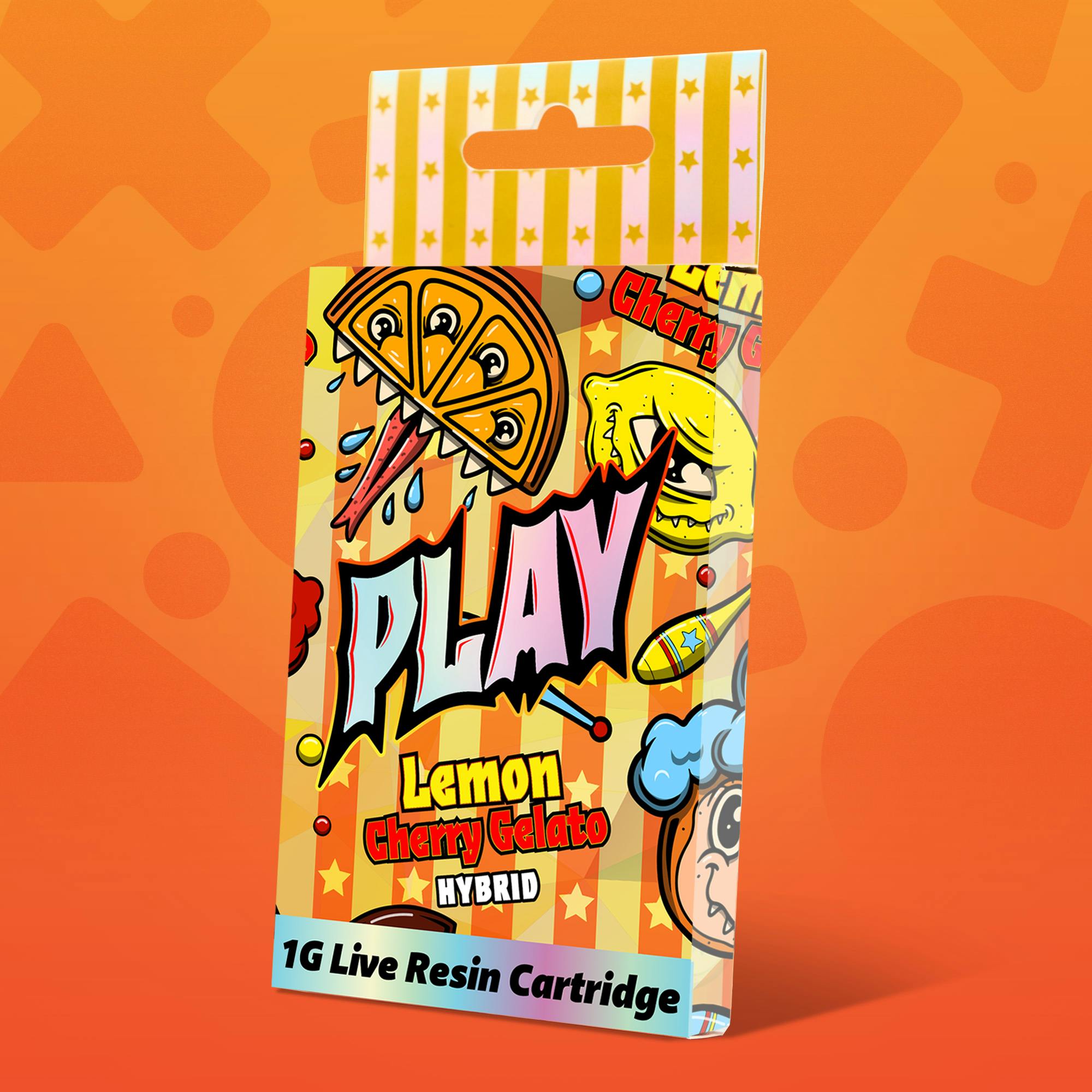 Play | Lemon Cherry Gelato | 1g | Live Resin Cartridge by Play Michigan