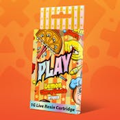 Play | Lemon Cherry Gelato | Vape Cartridge | 1g
