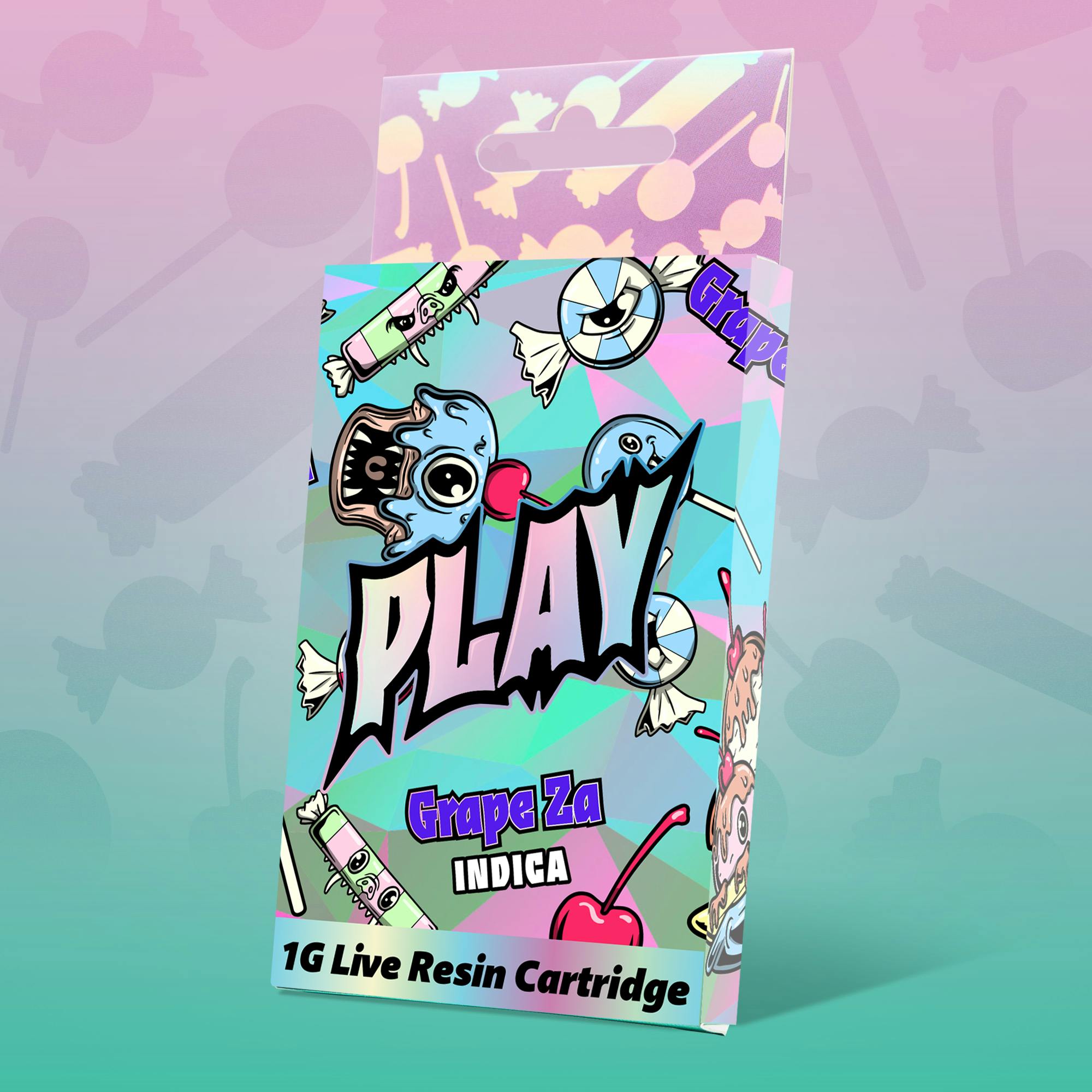 Play | Grape Za | 1g | Live Resin Cartridge