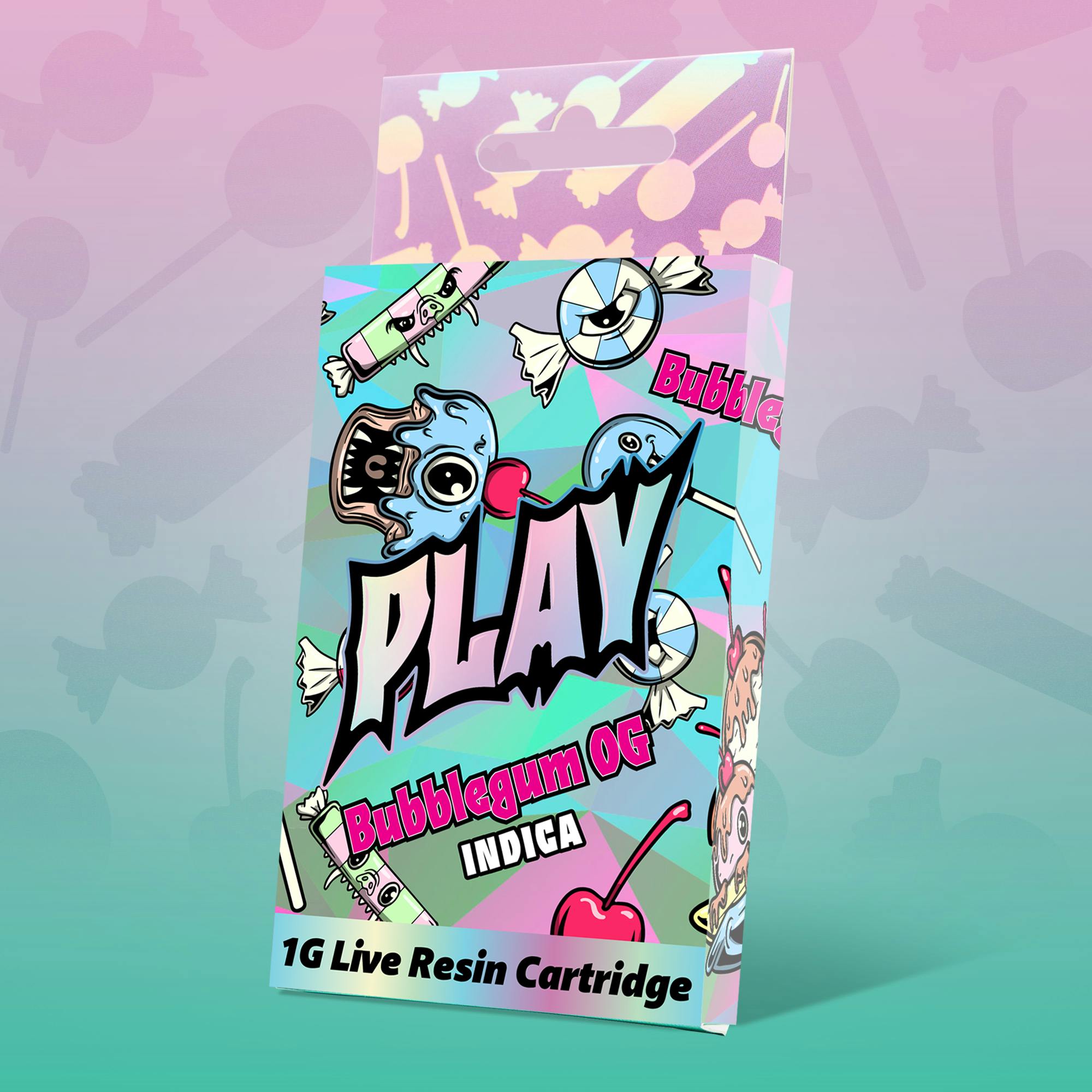 Play | Bubblegum OG | 1g | Live Resin Cartridge