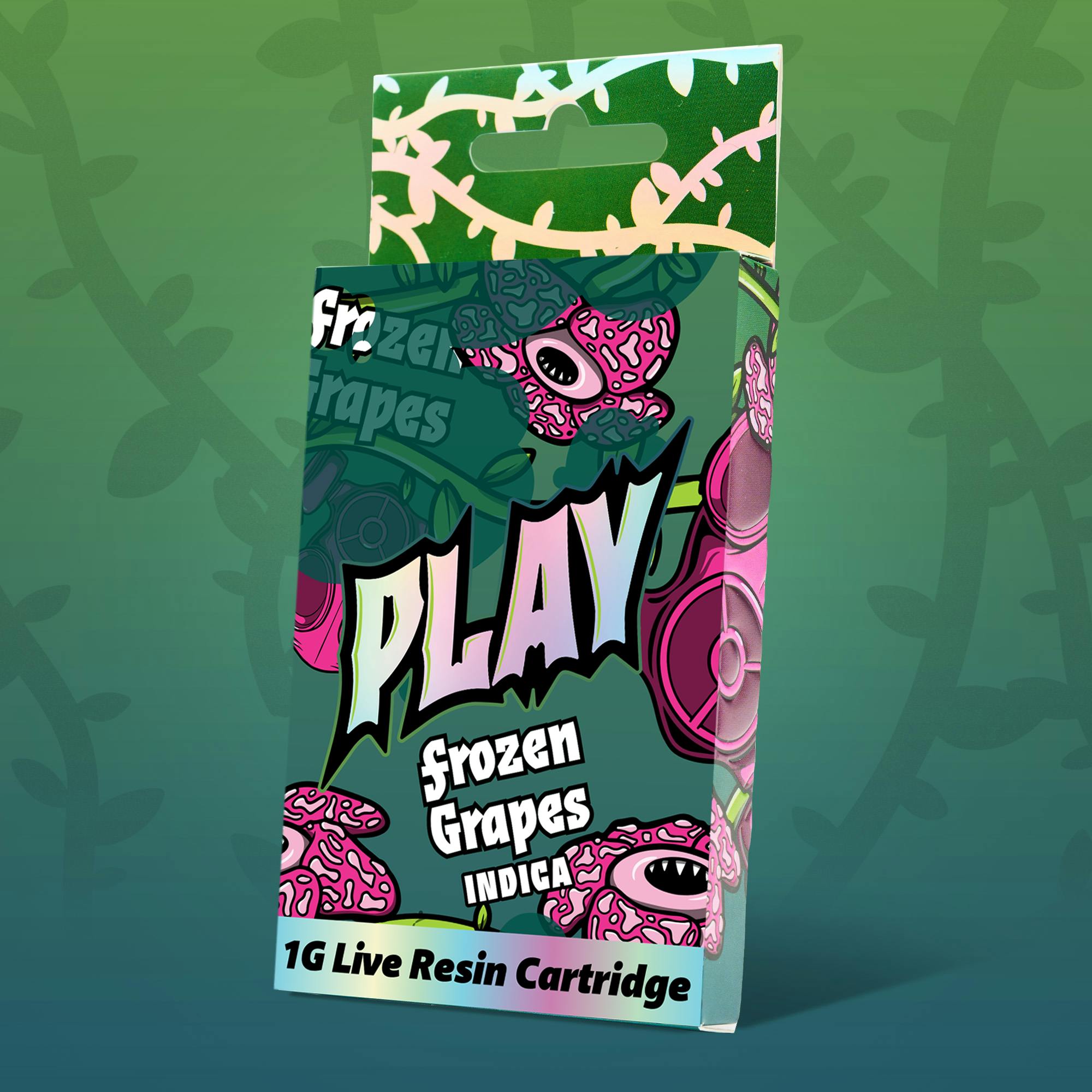 Play | Frozen Grapes | 1g | Live Resin Cartridge