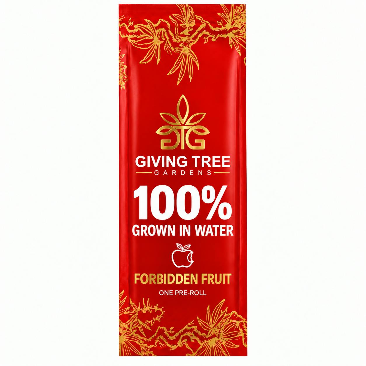 Forbidden Fruit – 1G Pre-Roll | 100% WATER GROWN • TRUE HYDRO by Giving Tree Gardens