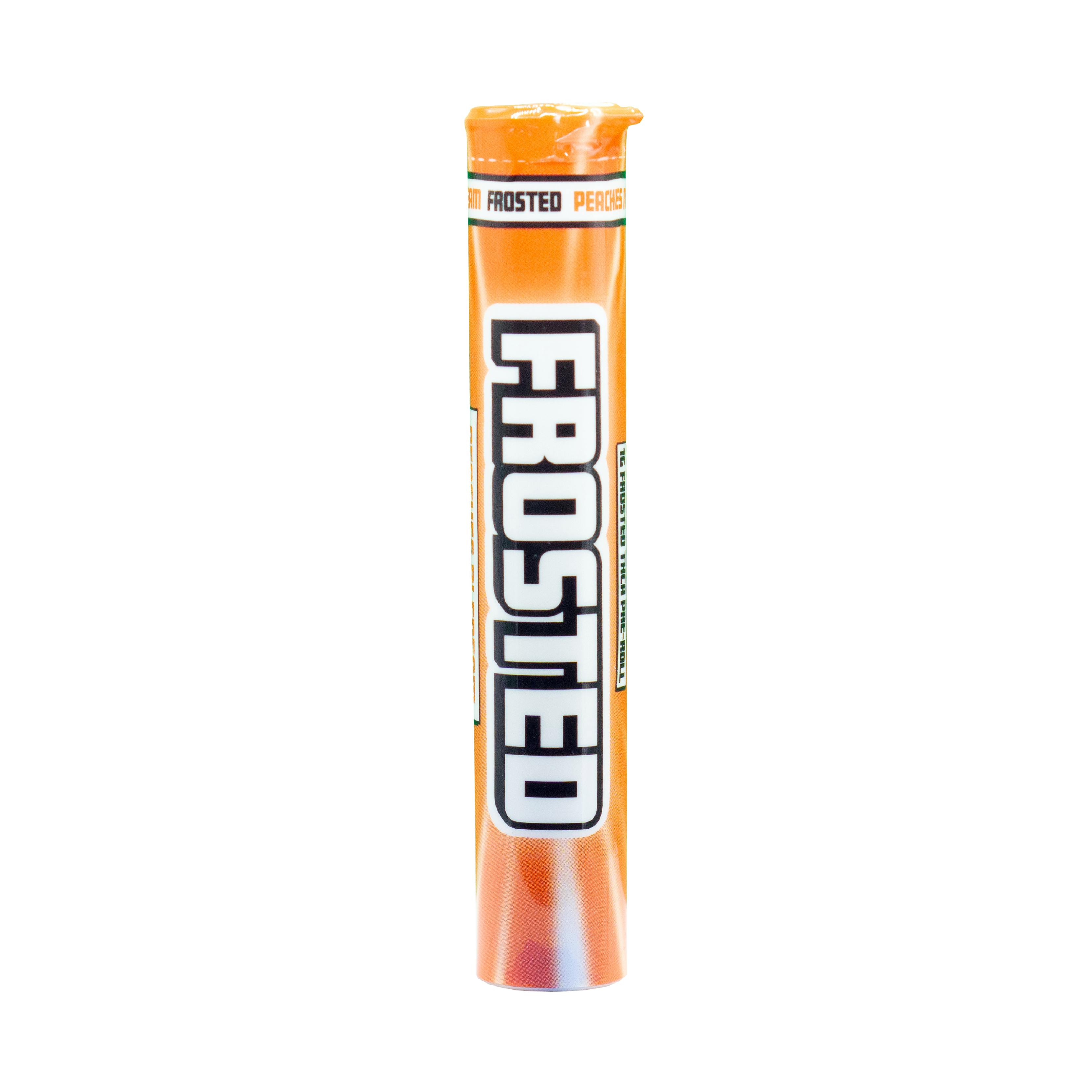 Frosted THCA Infused Pre Roll Peaches N' Cream 1g