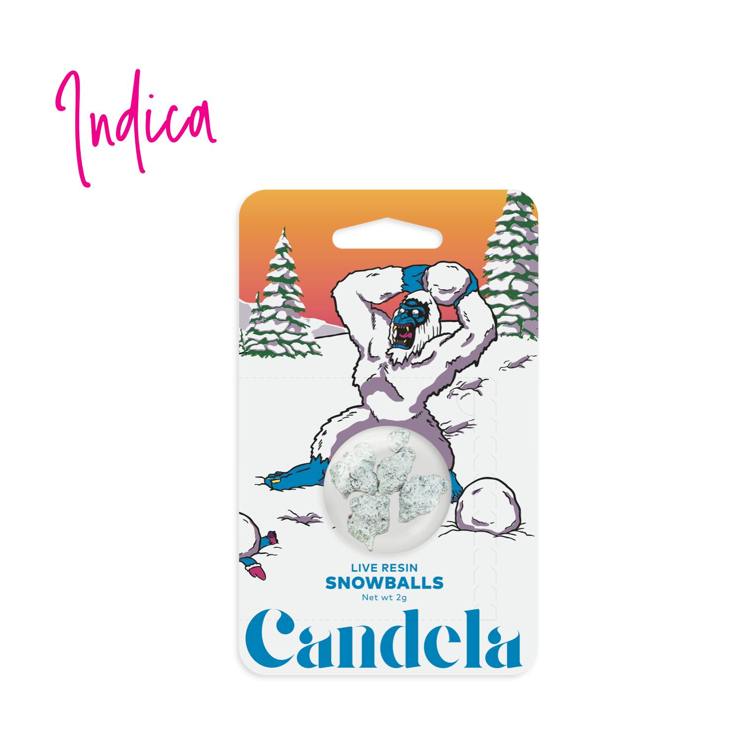 Detroit Breath | Live Resin Snowballs | 2g by Candela