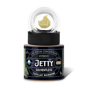 JETTY EXTRACTS - Jetty | Cadillac Rainbows | Solventless Live Rosin | 1g