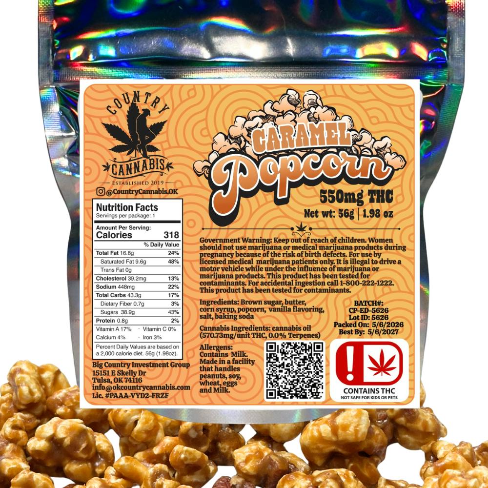 Caramel Popcorn | 550 MG