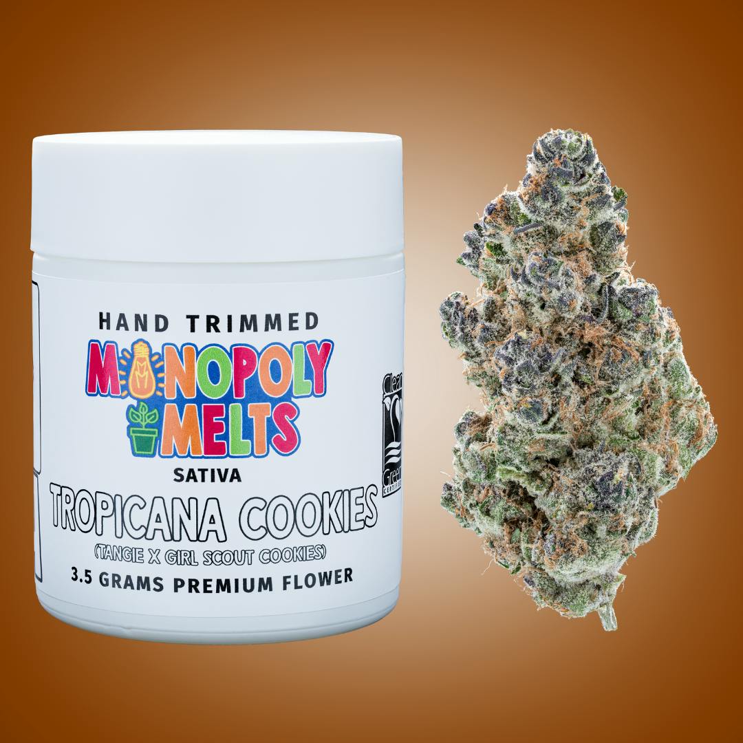 3.5G Tropicana Cookies Flower by Monopoly Melts