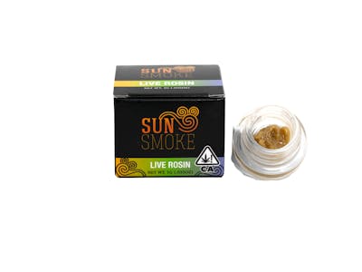 SUNSMOKE - Sunsmoke 1g Live Rosin | Platinum Kush (I)