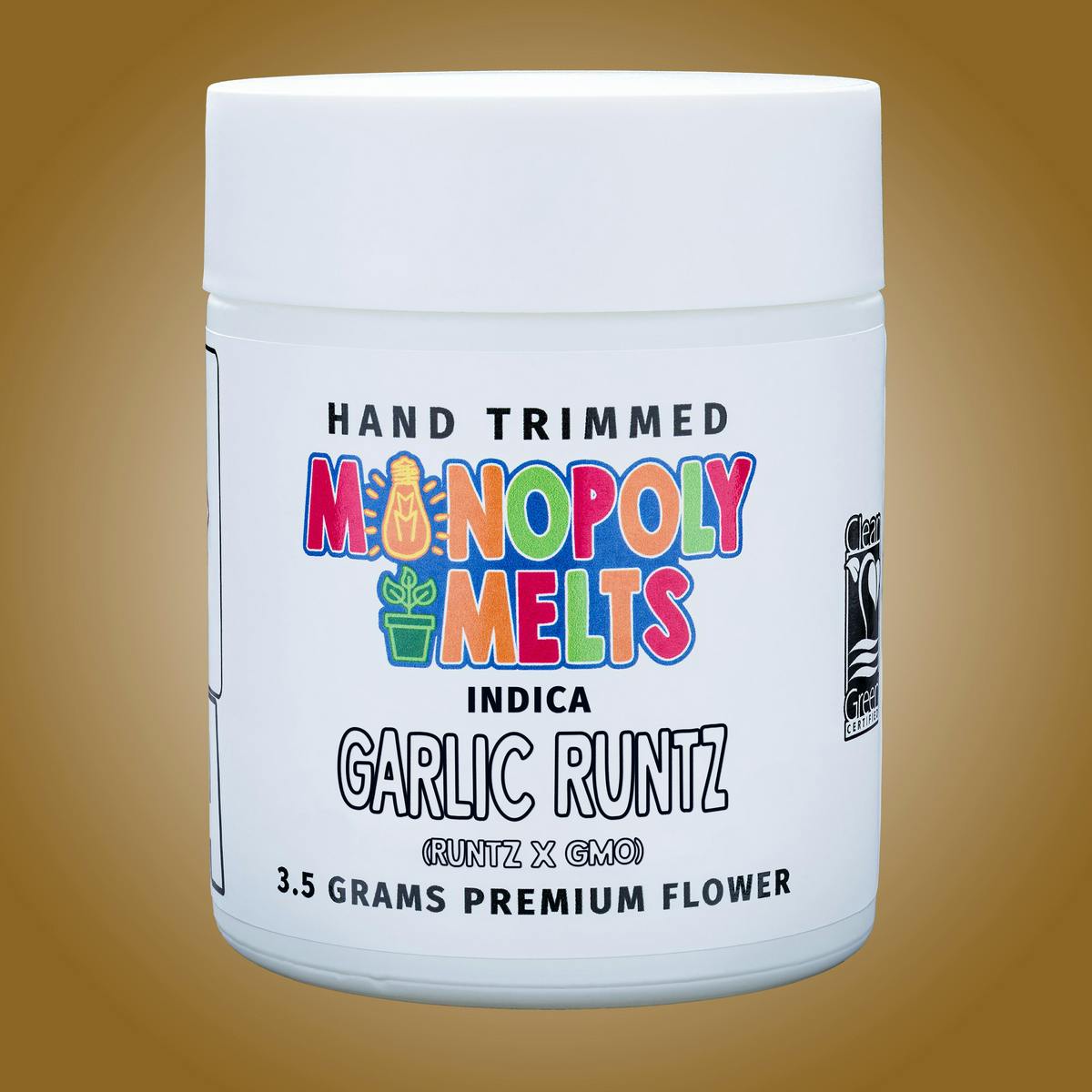 3.5G Garlic Runtz Flower by Monopoly Melts