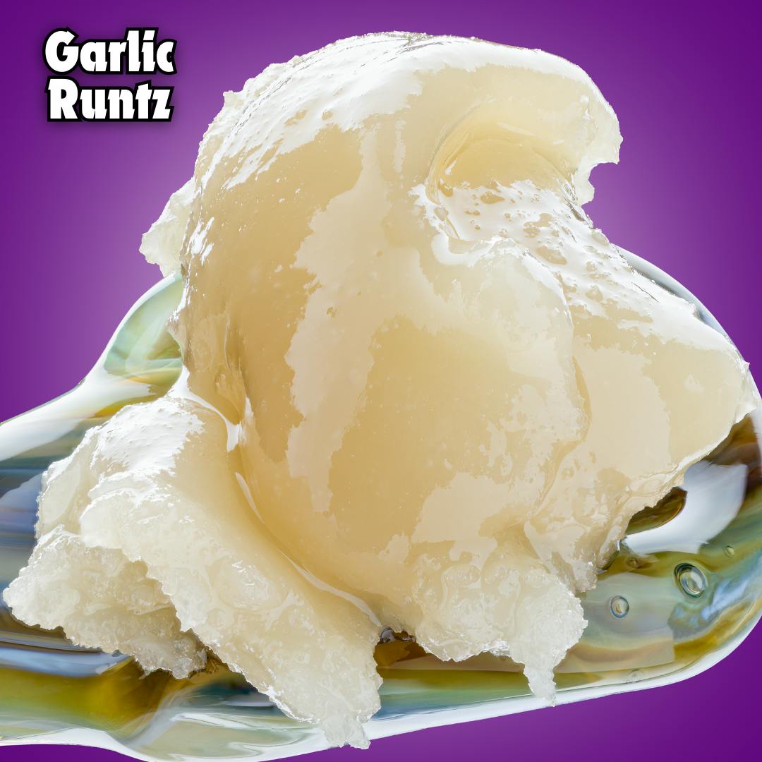 Garlic Runtz 3.5G Cold Cure Live Hash Rosin by Monopoly Melts