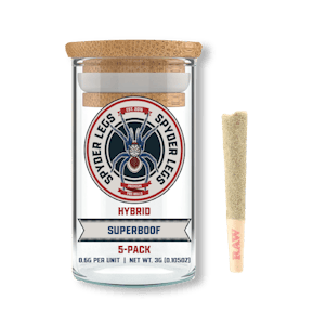 Spyder Legs - Spyder Legs - Superboof - 3g - 5 Pack (0.6g) Infused Pre-Rolls