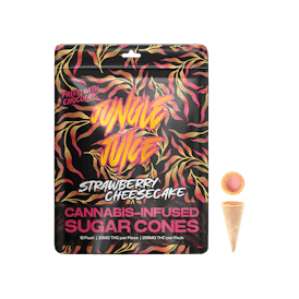 Jungle Juice - THC Sugar Cones - Strawberry Cheesecake - 200mg