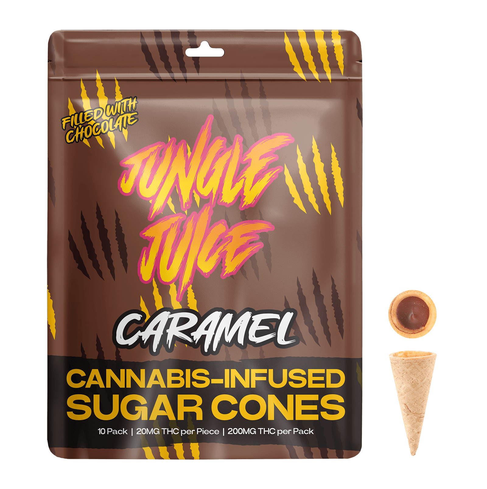 Caramel Sugar Cones Baked Goods