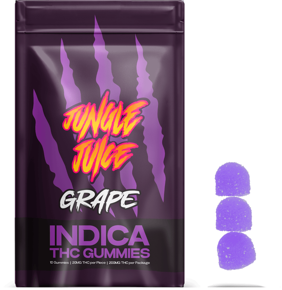 Jungle Juice | Grape | Gummies | 200mg