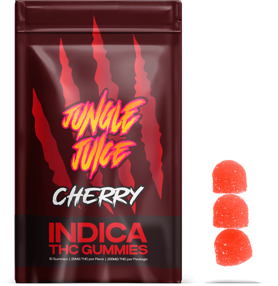 Cherry Gummies | 200mg | 10ct | 20mg/ea by Jungle Juice