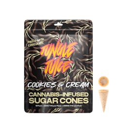 Jungle Juice - THC Sugar Cones - Cookies & Cream - 200mg