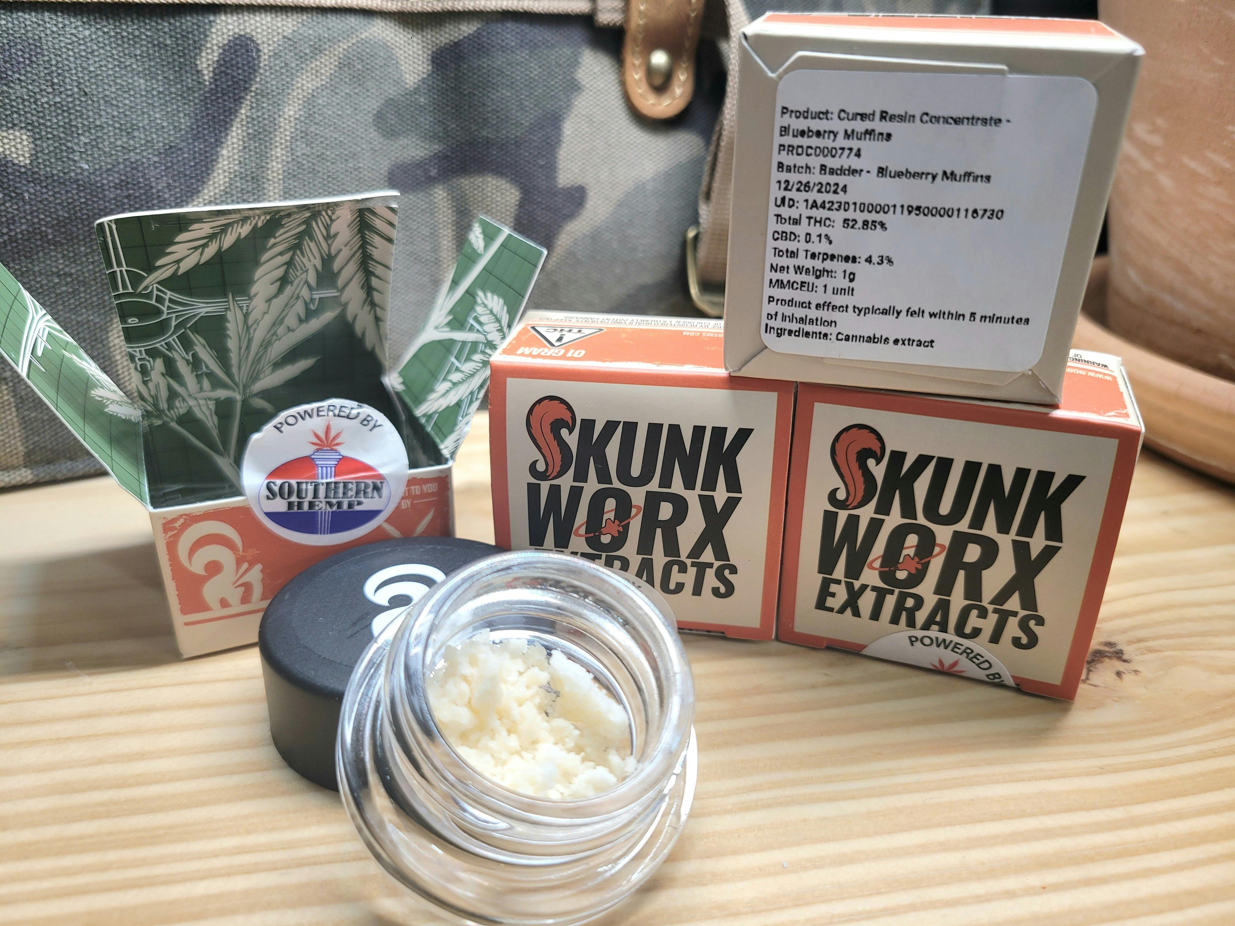 Noble Labs - Skunk Worx Cured Resin 1g | Blueberry Muffins by Noble Labs