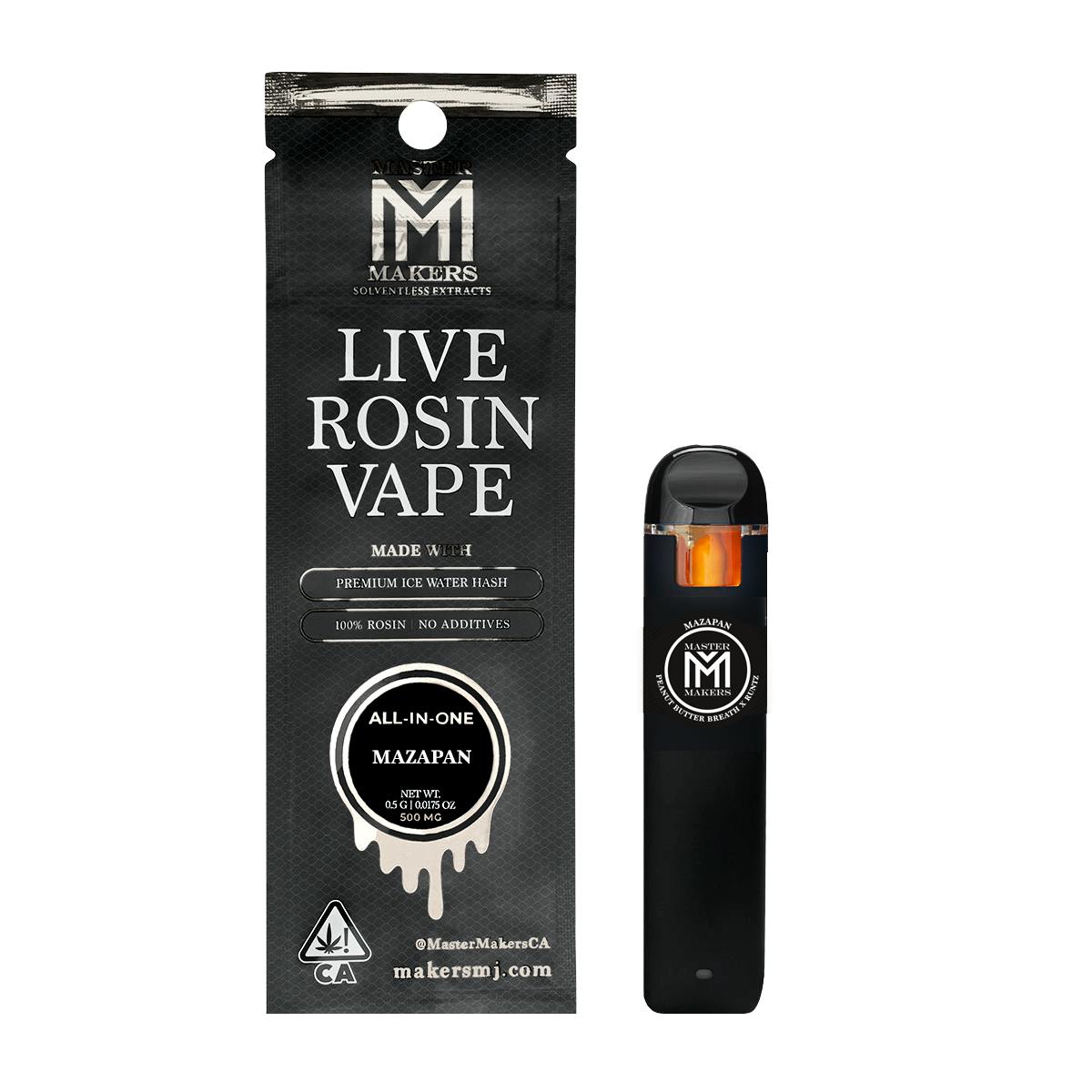 Mazapan Live Rosin Vape Reserve