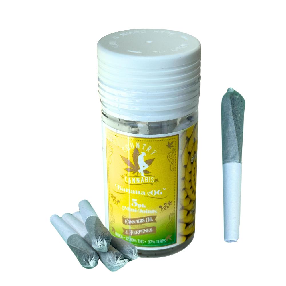 Banana OG | Mini Infused Pre-Roll | 2G | 5pk