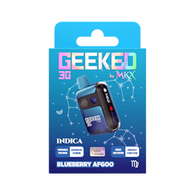 GEEKED 3G Disposable by MKX | Blueberry Afgoo