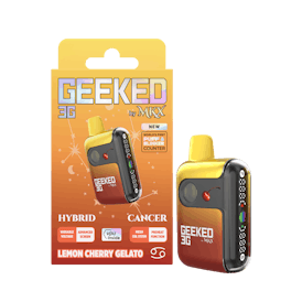 Geeked 3G Disposable by MKX | Lemon Cherry Gelato
