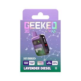 GEEKED 3G Disposable by MKX | Lavender Diesel