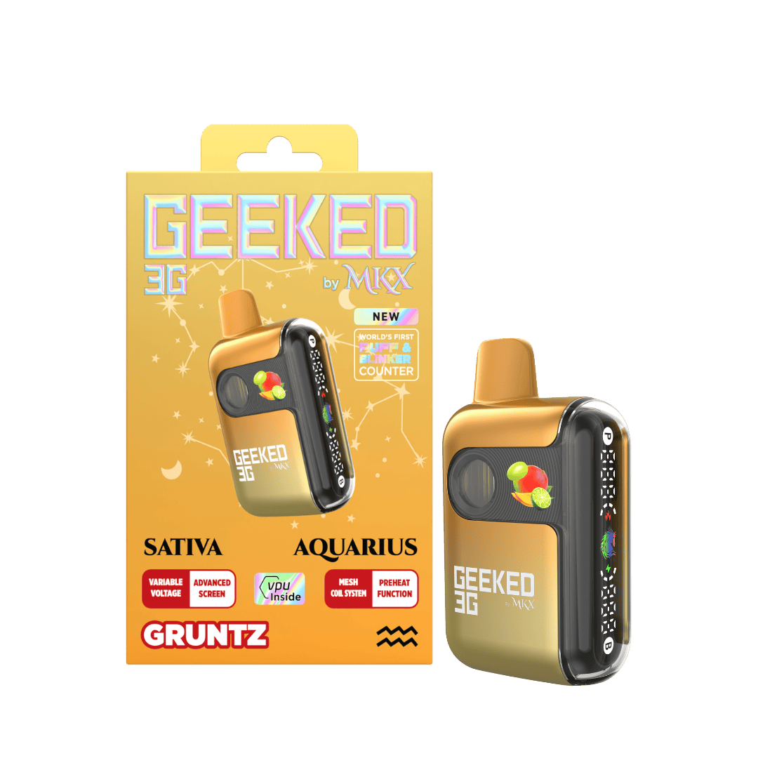 Geeked 3G Disposable by MKX | Gruntz - GAZZZ Cannabis Co | Weedmaps