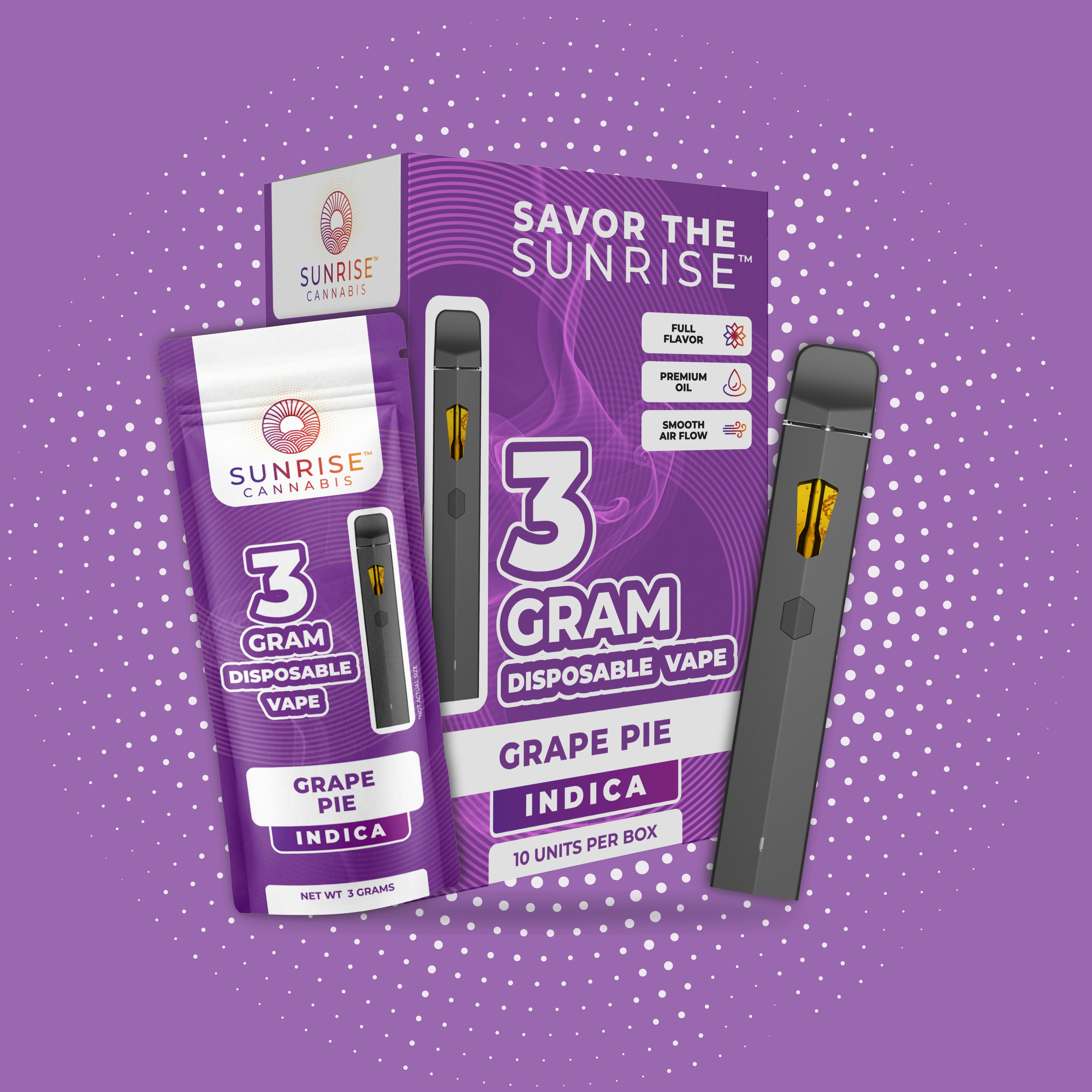 Cannabis Grape Pie 3g Disposable