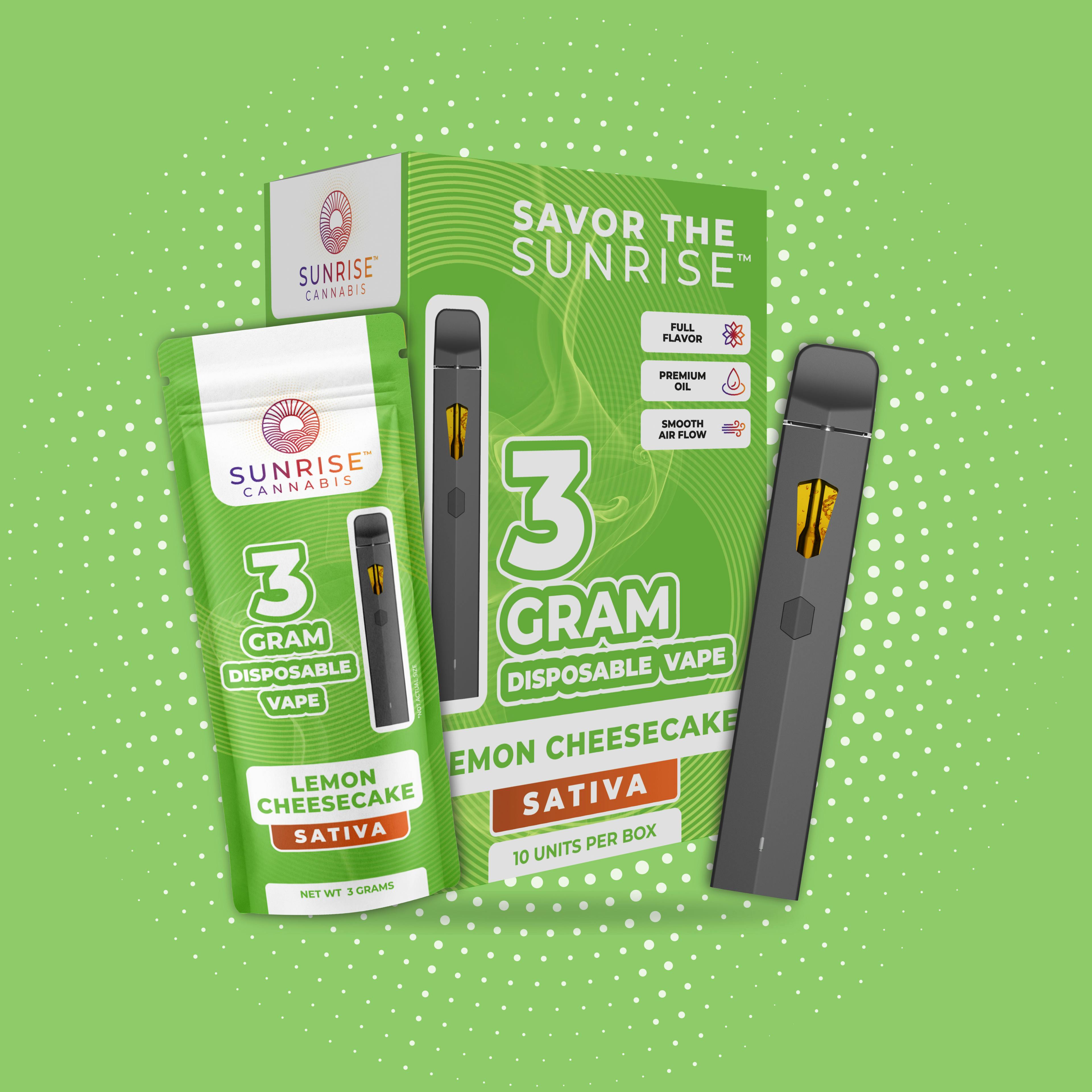 Cannabis Lemon Cheesecake 3g Disposable