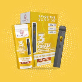 Sunrise Cannabis - Pineapple Mojito - 3g Disposable