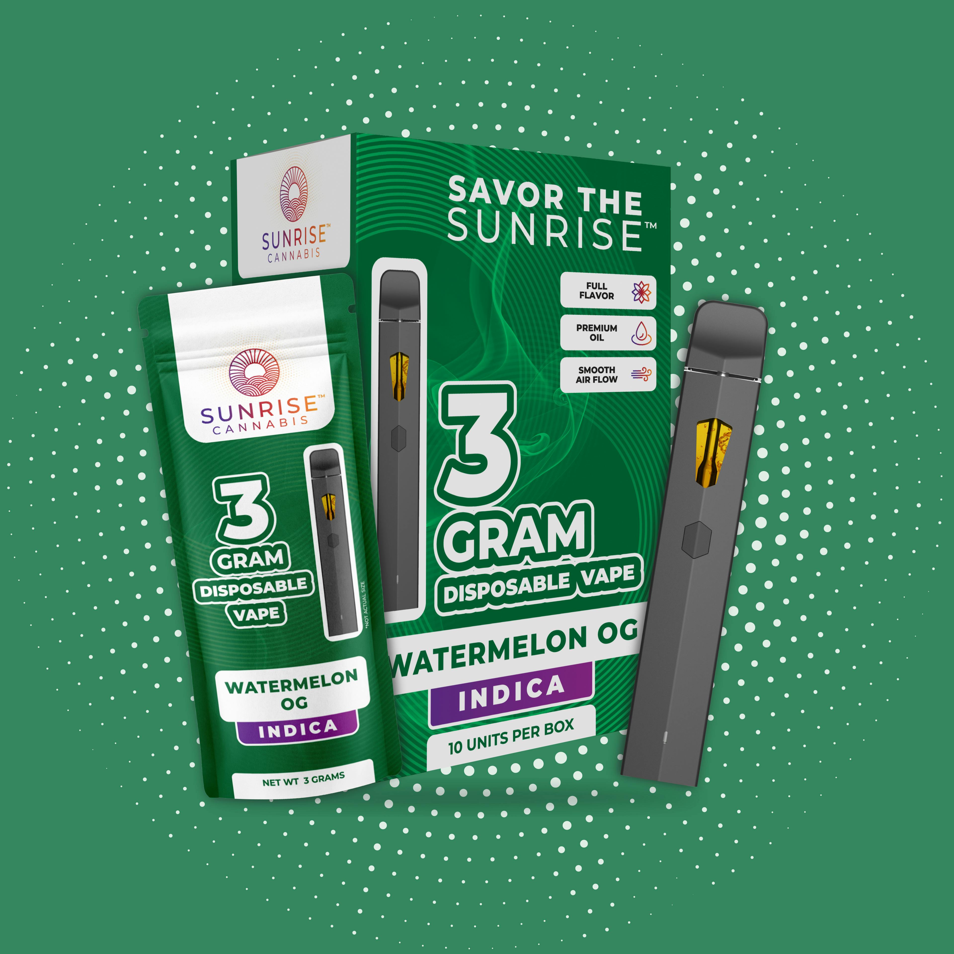 Cannabis Watermelon Og 3g Disposable