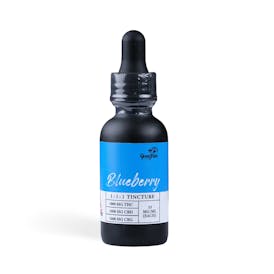 Green Truck - Tincture: 1:1:1 THC/CBD/CBG - Anti Inflammatory - Blueberry